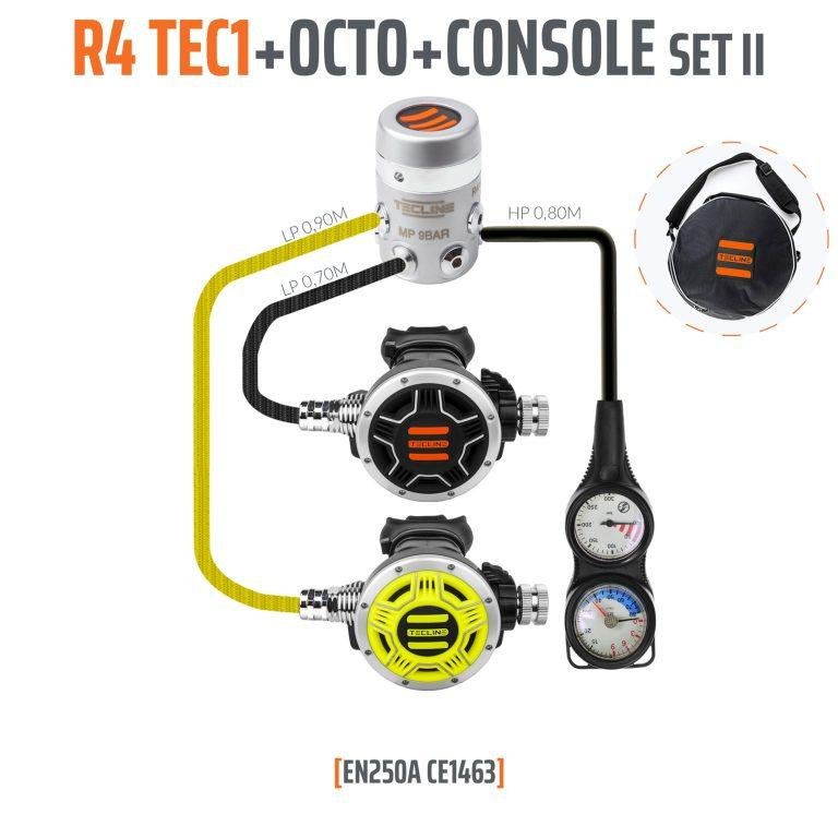 Regulator R4 TEC1 set II with octo and 2 elements console – EN250A
