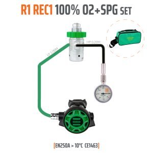 Regulator R1 REC1 100% O2 M26x2 with SPG