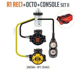 Regulator R1 REC1 set II with octo and 2 elements console - EN250A > 10°C