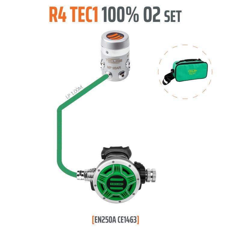Regulator R4 TEC1 100% O2 M26x2, stage set – EN250A