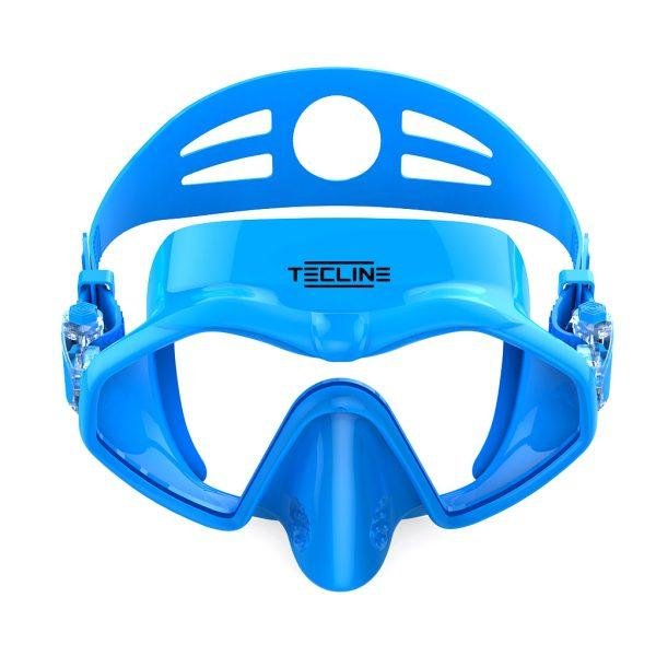Tecline Frameless Neon mask - neon blue
