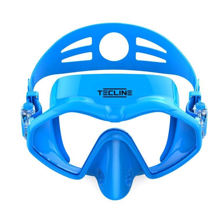 Tecline Frameless Neon mask – neon blue