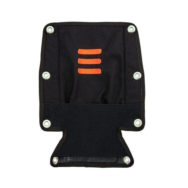 Backplate soft pad with buoy pocket - without bolts and nuts