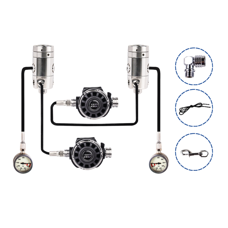 ST4 STS Set de Sidemount – Set de Buceo Técnico (Tech Diving Set) – Para uso en agua fría