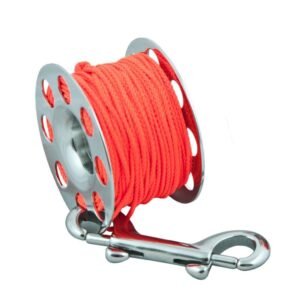 Spool SS 30 m, with SS 100 mm snap